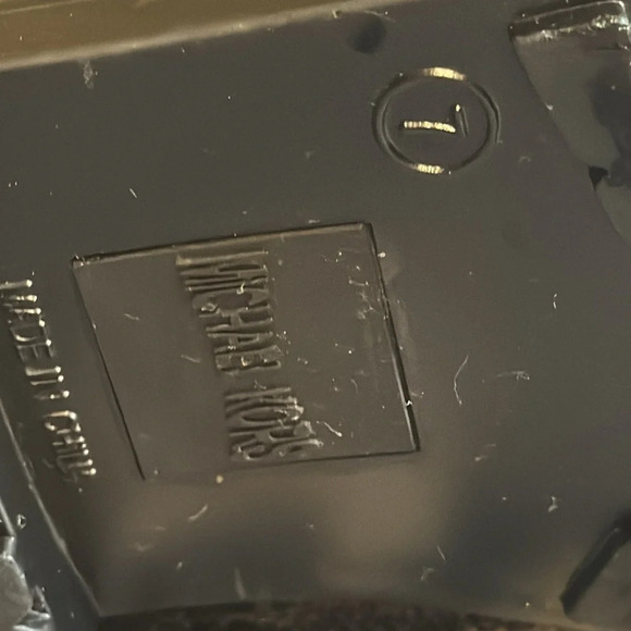 MK Michael Kors Designer Women Blakely Logo Embossed Ankle Rain Boot Shoes Blk 7 - Picture 9 of 15